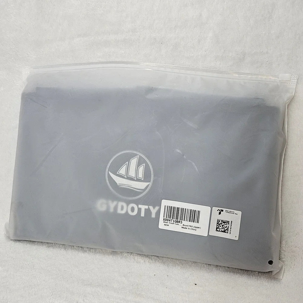 Gydoty Boat Trash Bag Reusable Mesh Garbage Can 7 Gallon Black NEW